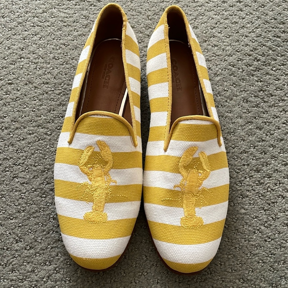 Never worn Coach loafers